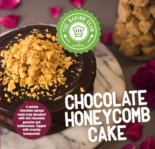 Chocolate Honeycomb Cake