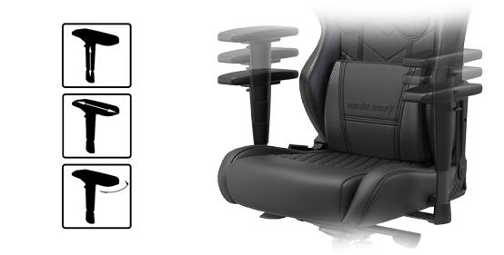 3D Adjustable armrests