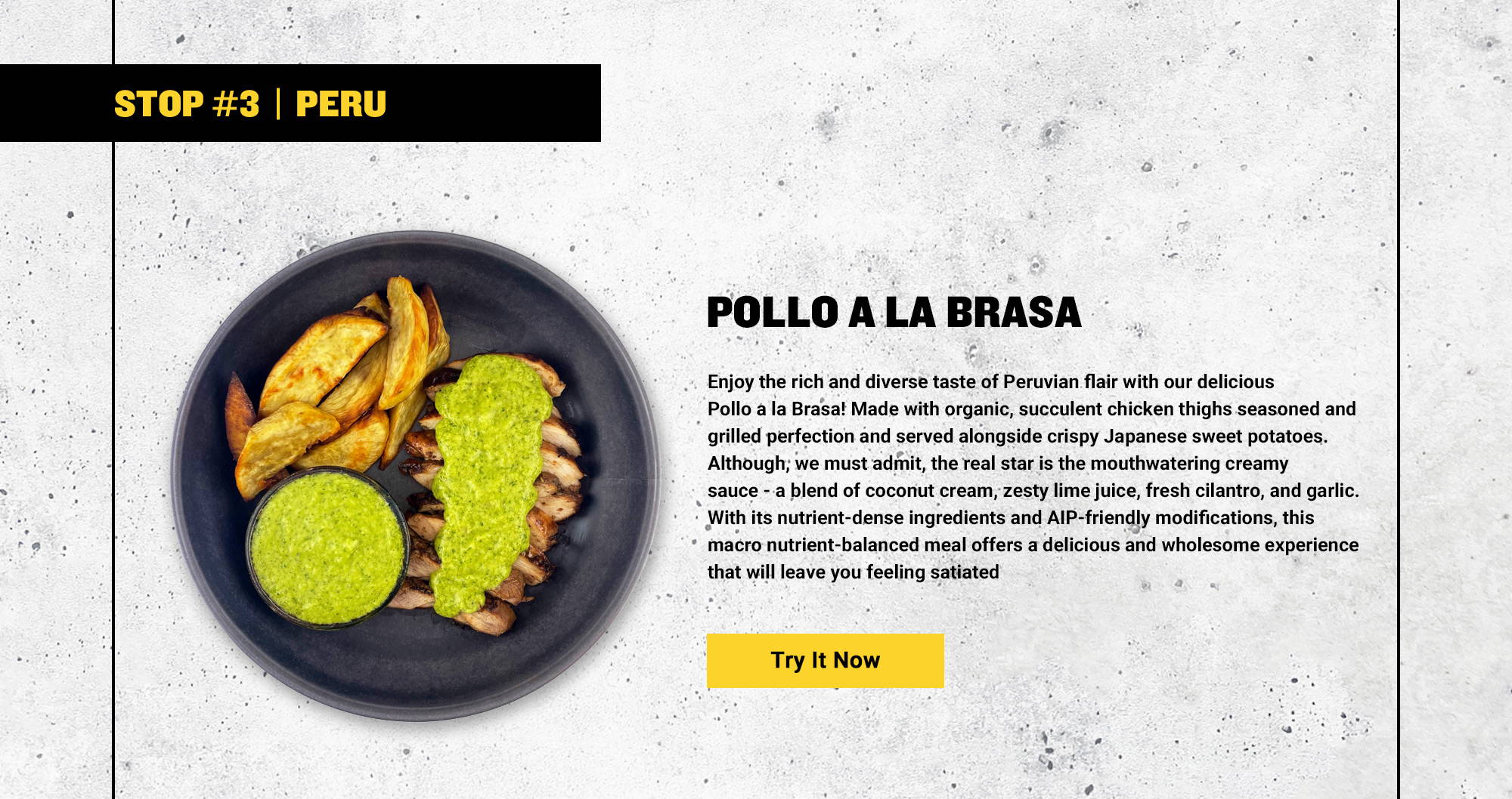 Pollo A La Brasa Paleo On The Go Paleo Meal Delivery Service AIP Meal Delivery