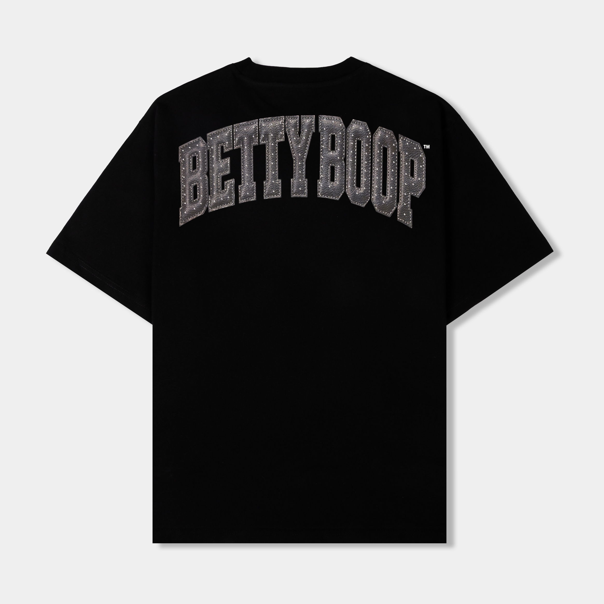 Black t-shirt featuring a cartoon design of Betty Boop.