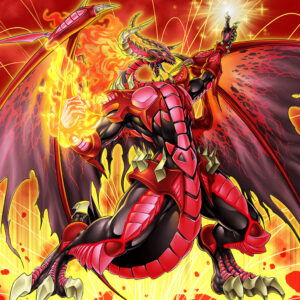 yu gi oh blazing dominion card list A powerful dragon creature surrounded by flames and dynamic energy.