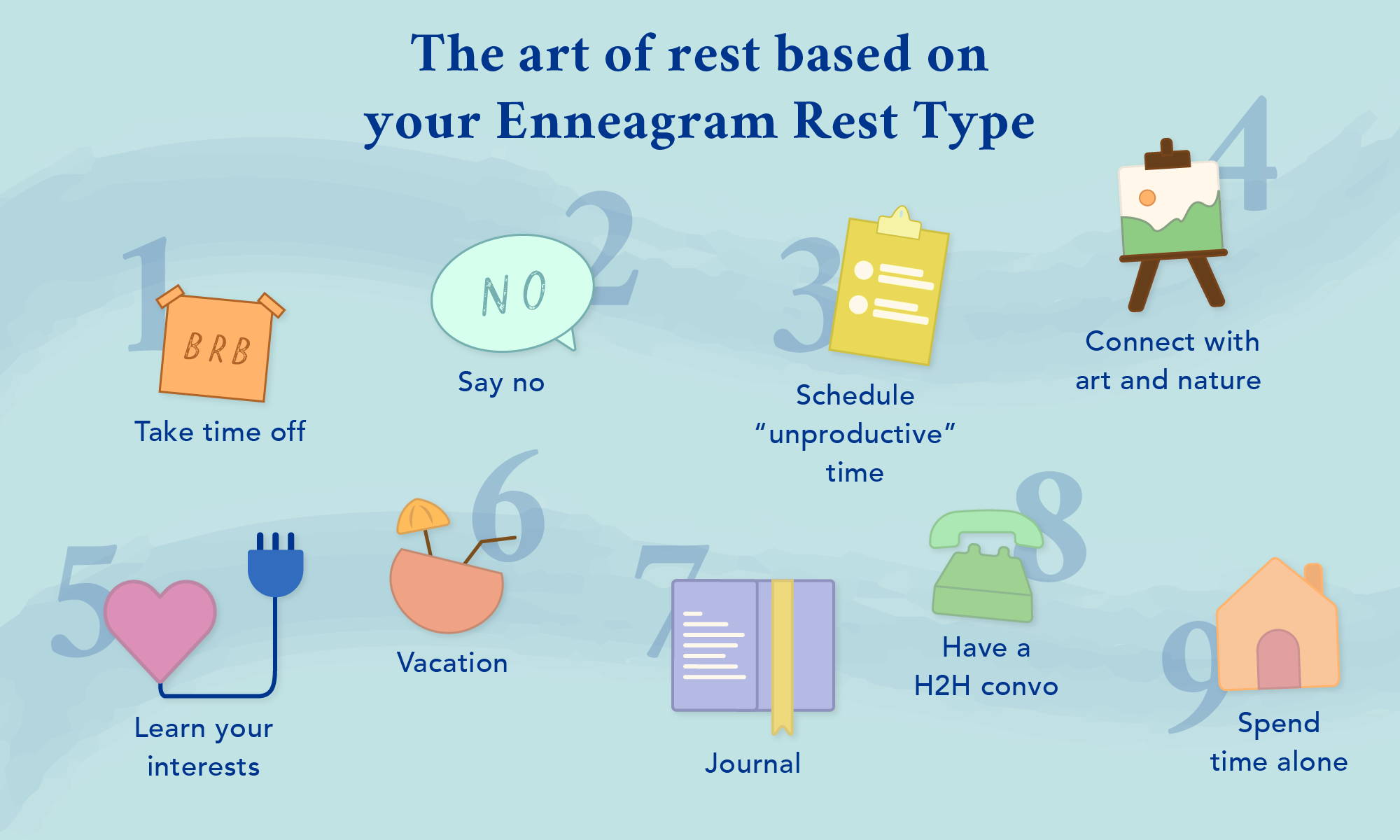 The Art Of Rest Based On Your Enneagram Type Sunday Bedding