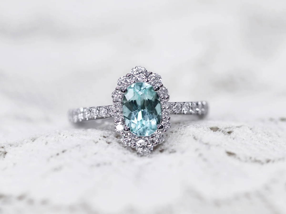 帕拉伊巴碧璽 Paraiba Tourmaline 鑽石戒指 WILLS JEWELLERY