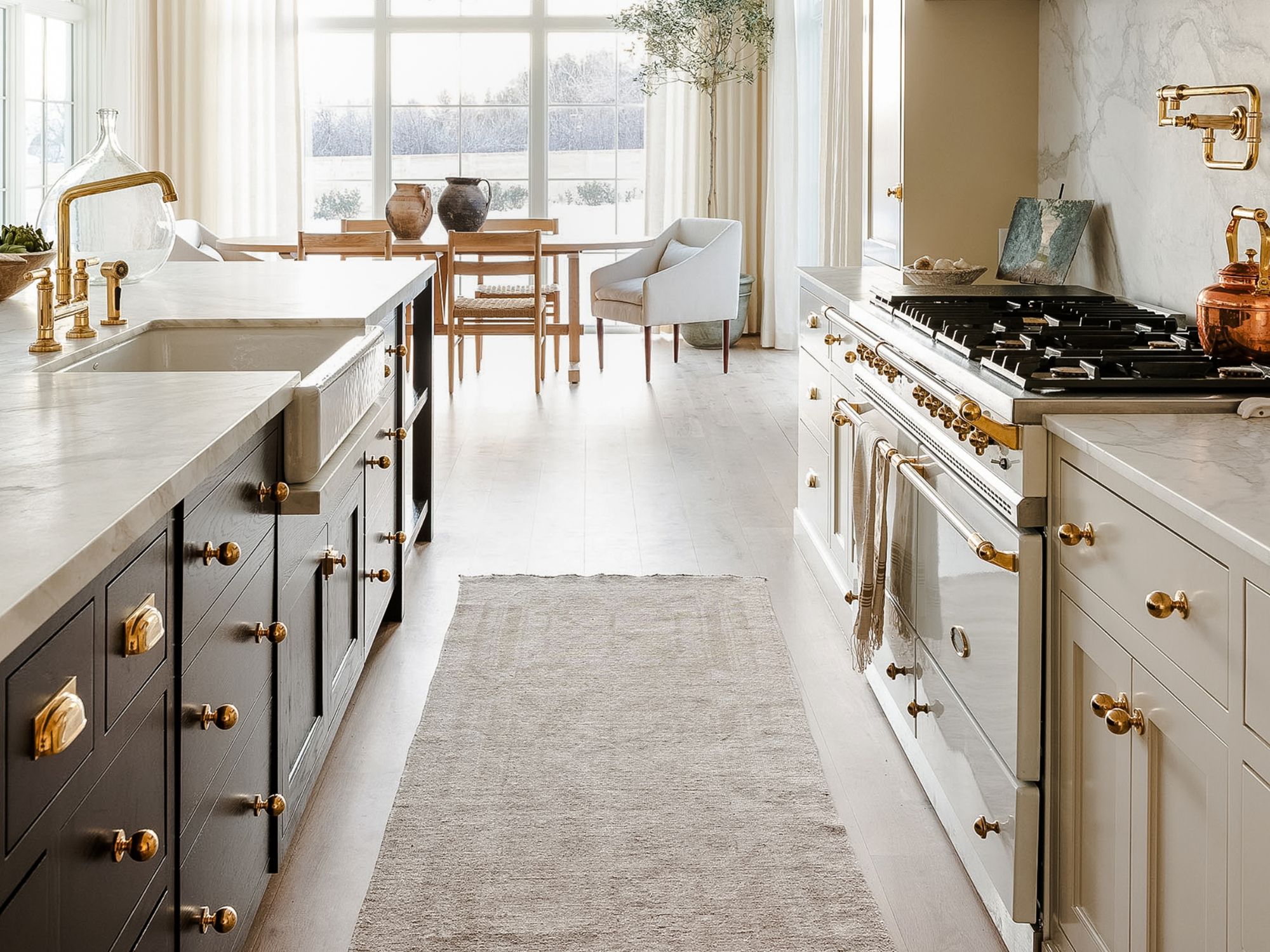 Studio mcgee kitchen and informal dining area