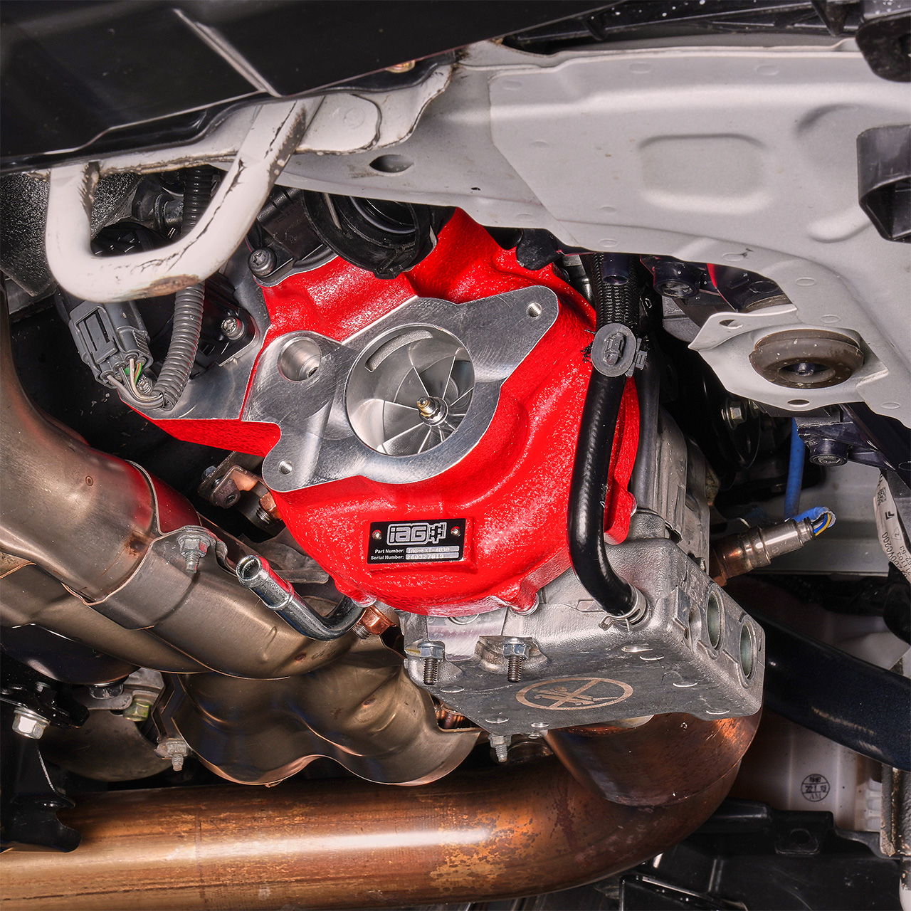 IAG 600 Ball Bearing Turbo installed on 2022+ Subaru WRX FA24F