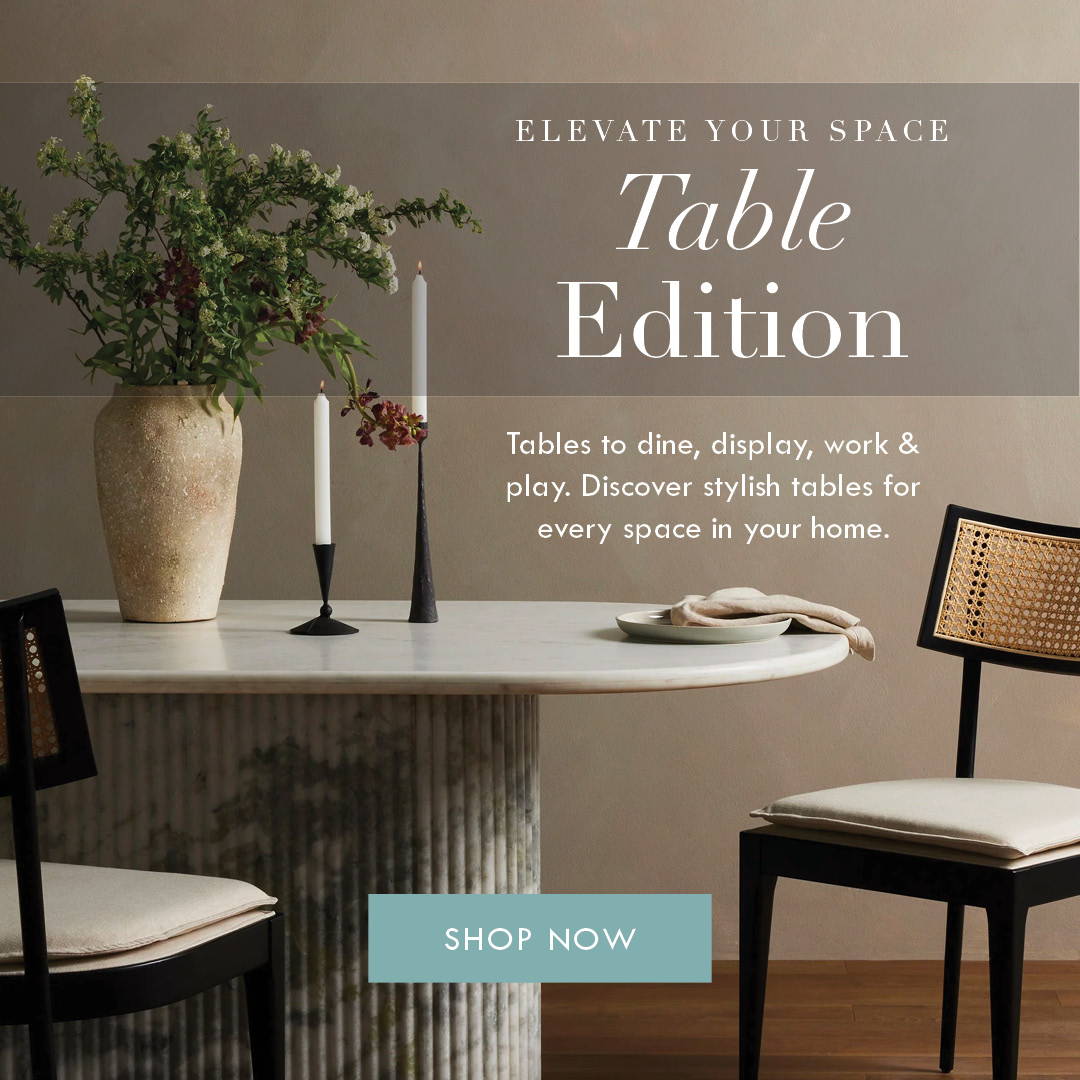 Shop Designer Dining Tables, Coffee Tables, Accent Tables & Desks