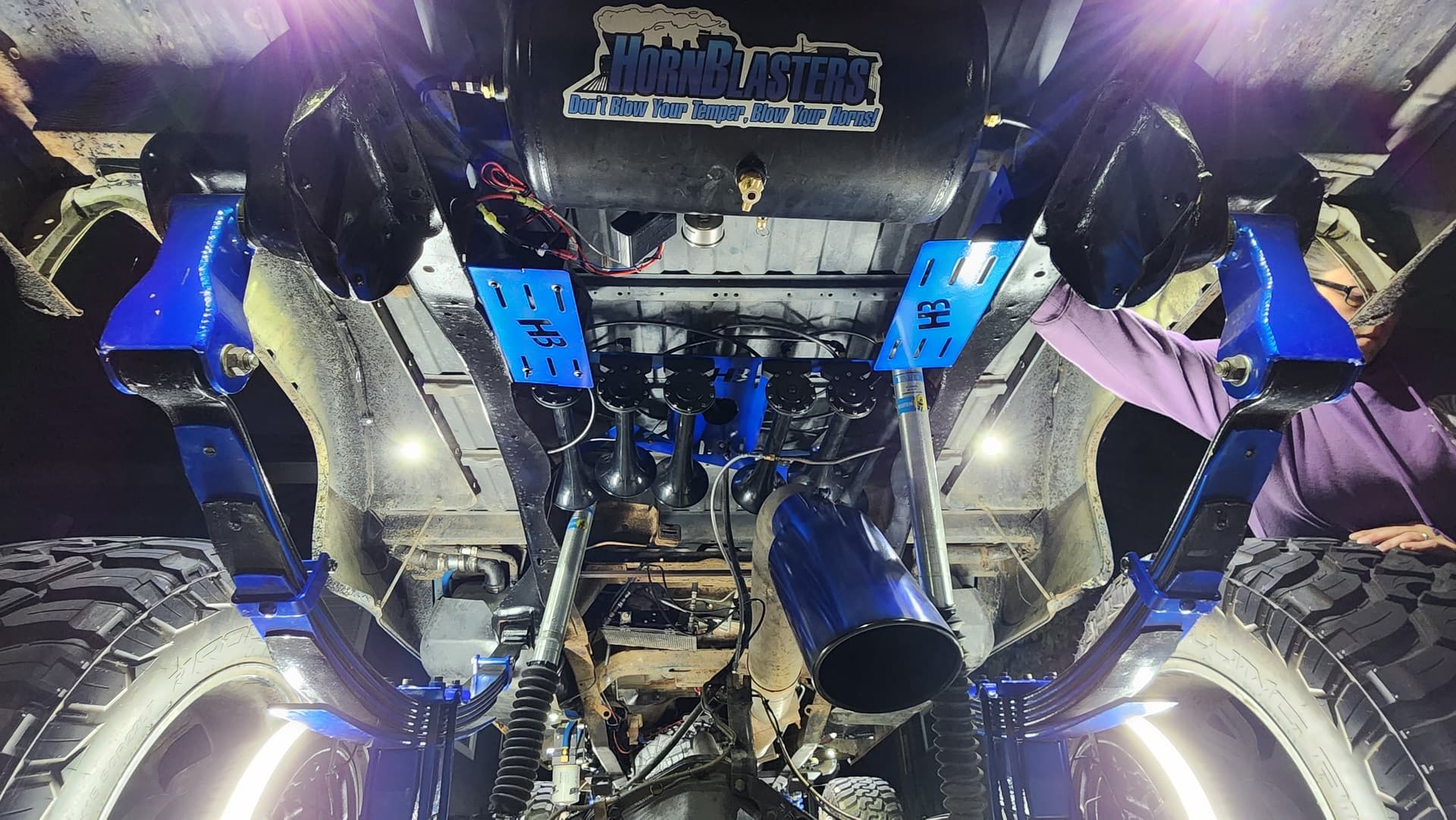 1981 Chevy K30 - Conductor’s Special 544 Nightmare Edition Train Horn Kit