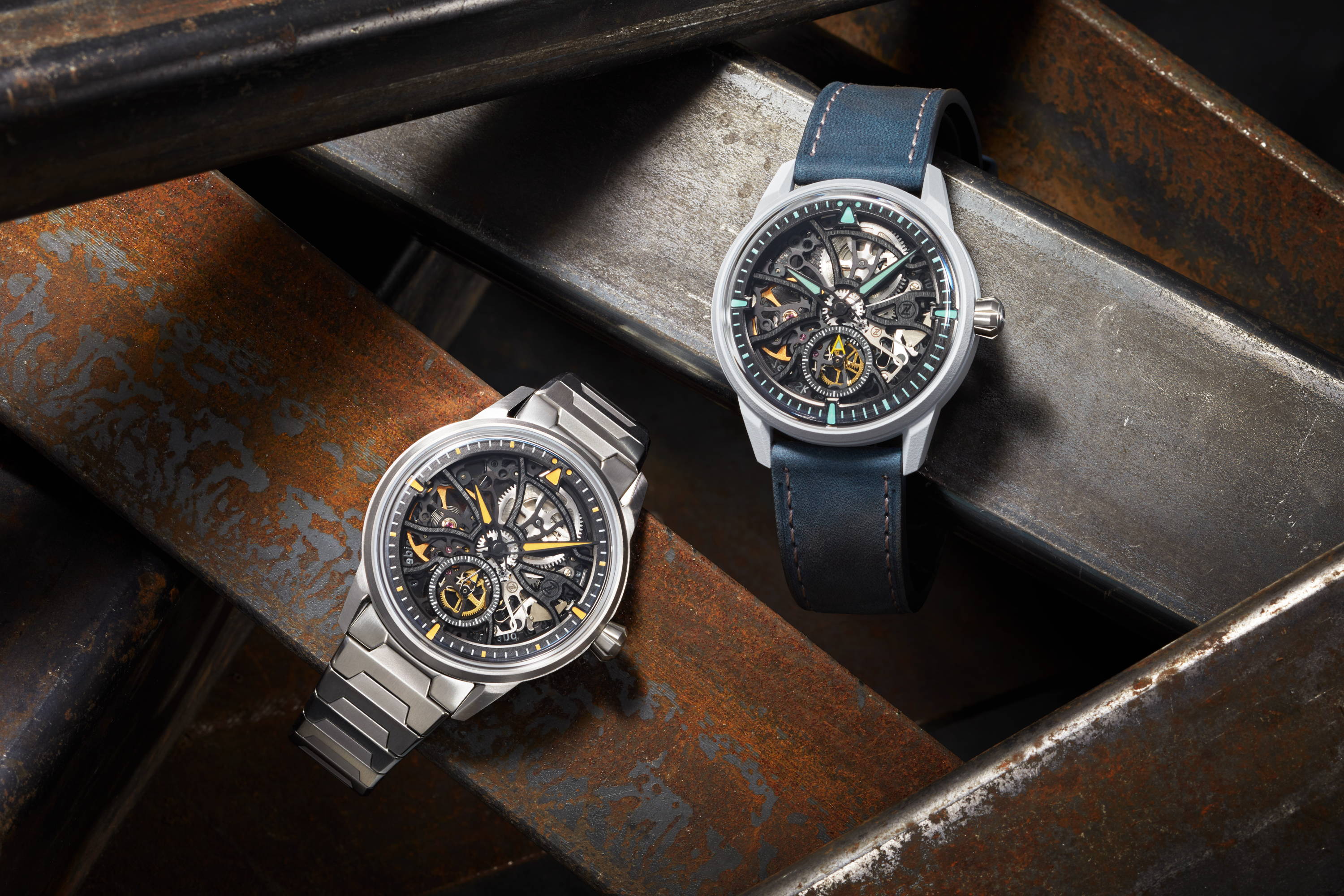 Zelos Skyraider 40 Skeleton Titanium/Swiss Made Skeletonised