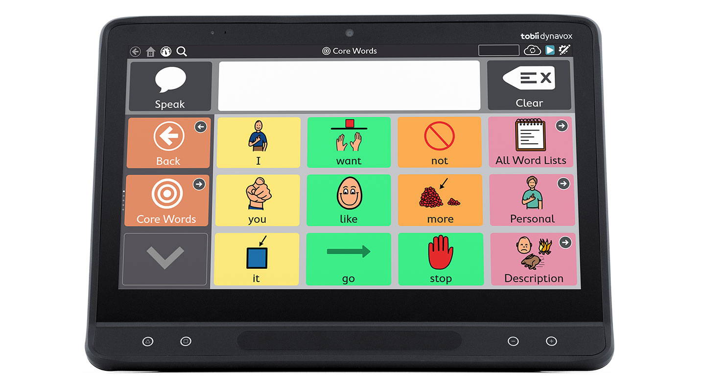 Front facing Shot of Tobii Dynavox I-Series I-16