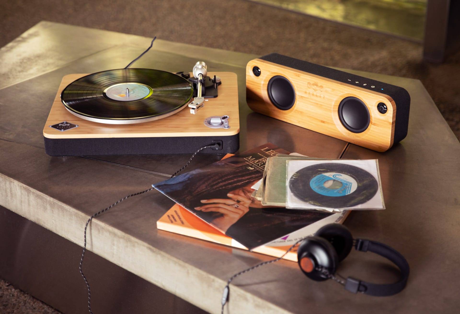 Stir It Up Wireless Turntable Record Player with Bluetooth | House