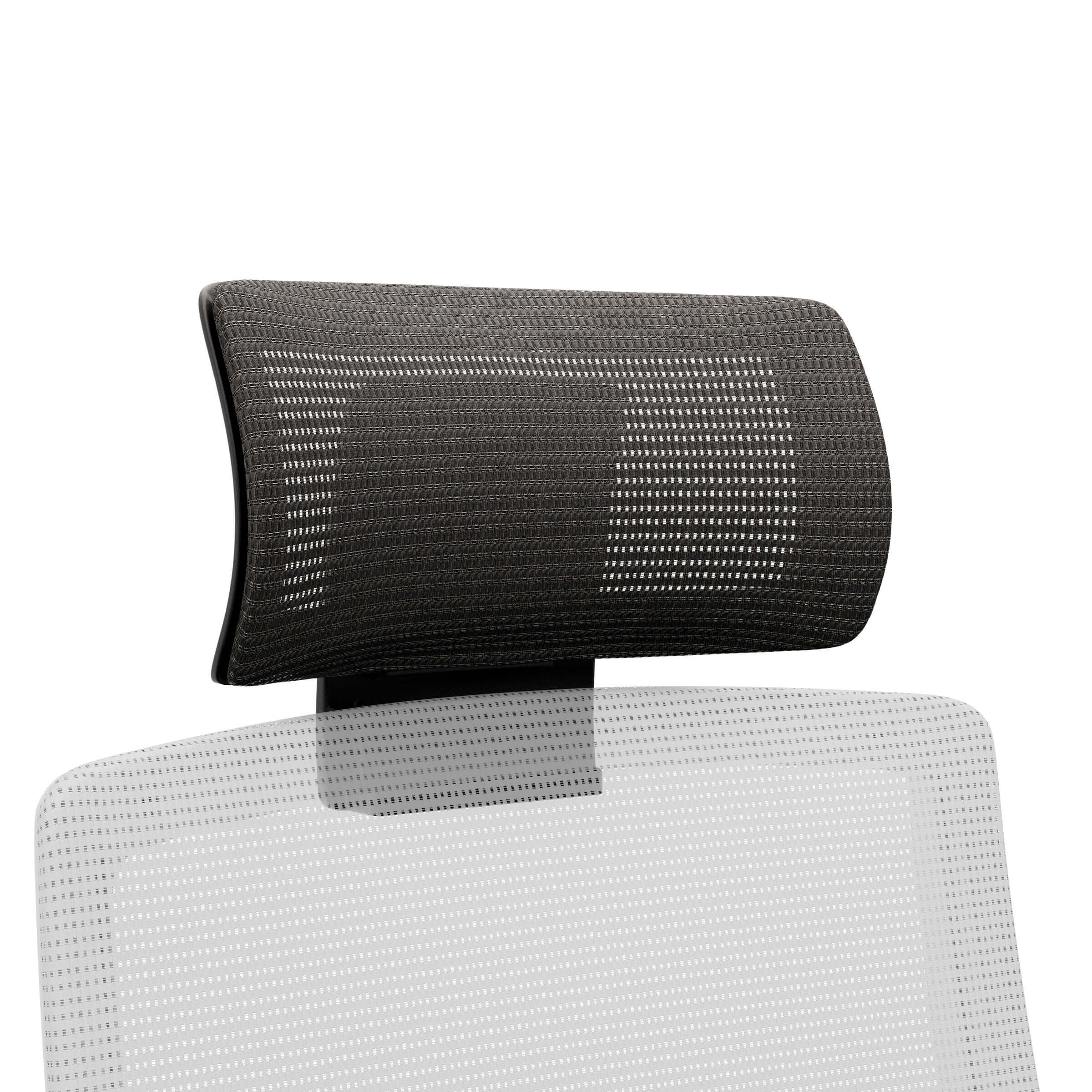 A medium shot of a headrest designed to match the Ergo ergonomic office chair Ergo ofinto