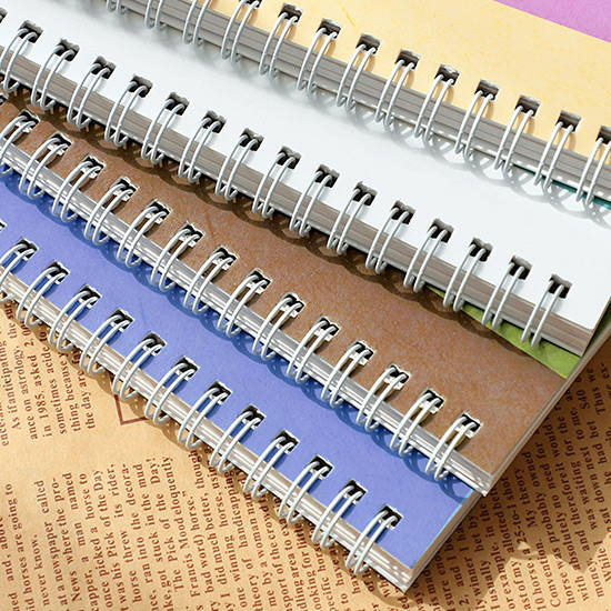 Twin wire binding - My effective note-taking B5 spiral lined grid notebook