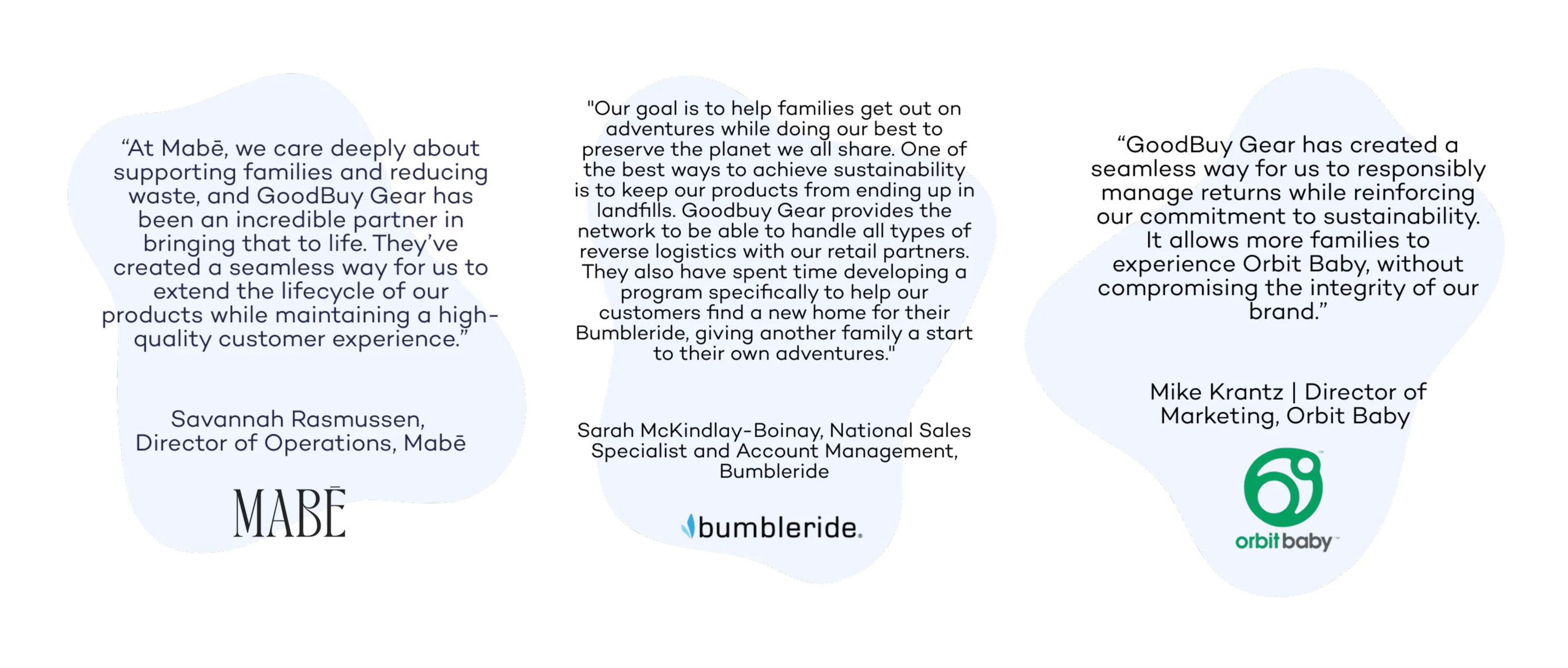 Resale Partner quotes about GoodBuy Gear