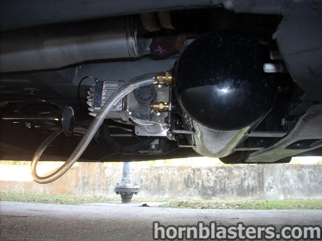 Completed Shocker XL Train Horn setup on Rhett's 2008 GMC Sierra 1500 photo 6