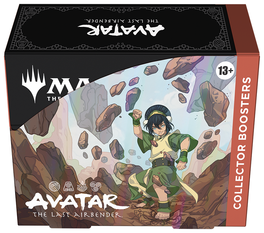Box for Avatar: The Last Airbender Collector Boosters featuring an animated character.