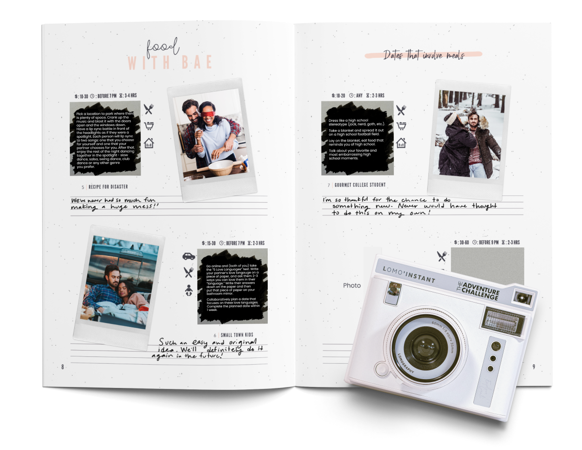 Couples & Friends Editions Camera Bundle | 50 Scratch-Off Adventure Activities & Instant Camera |The Adventure Challenge