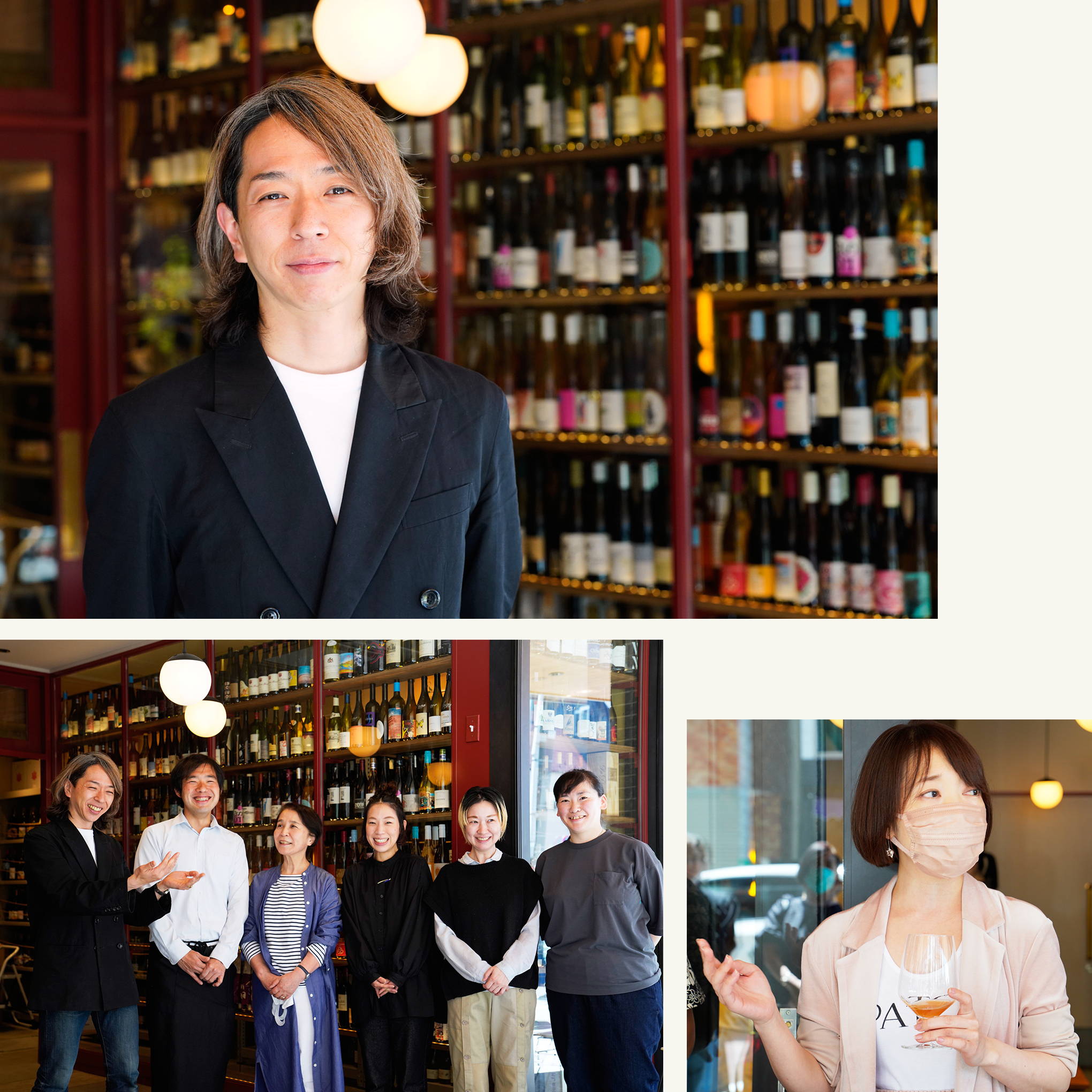 『ウィルトスワイン自由が丘』の中尾有さんがモデレーター。日本ワインを知り尽くす中尾さんと、wa-syuバイヤー・菊地が参加者をお出迎え。