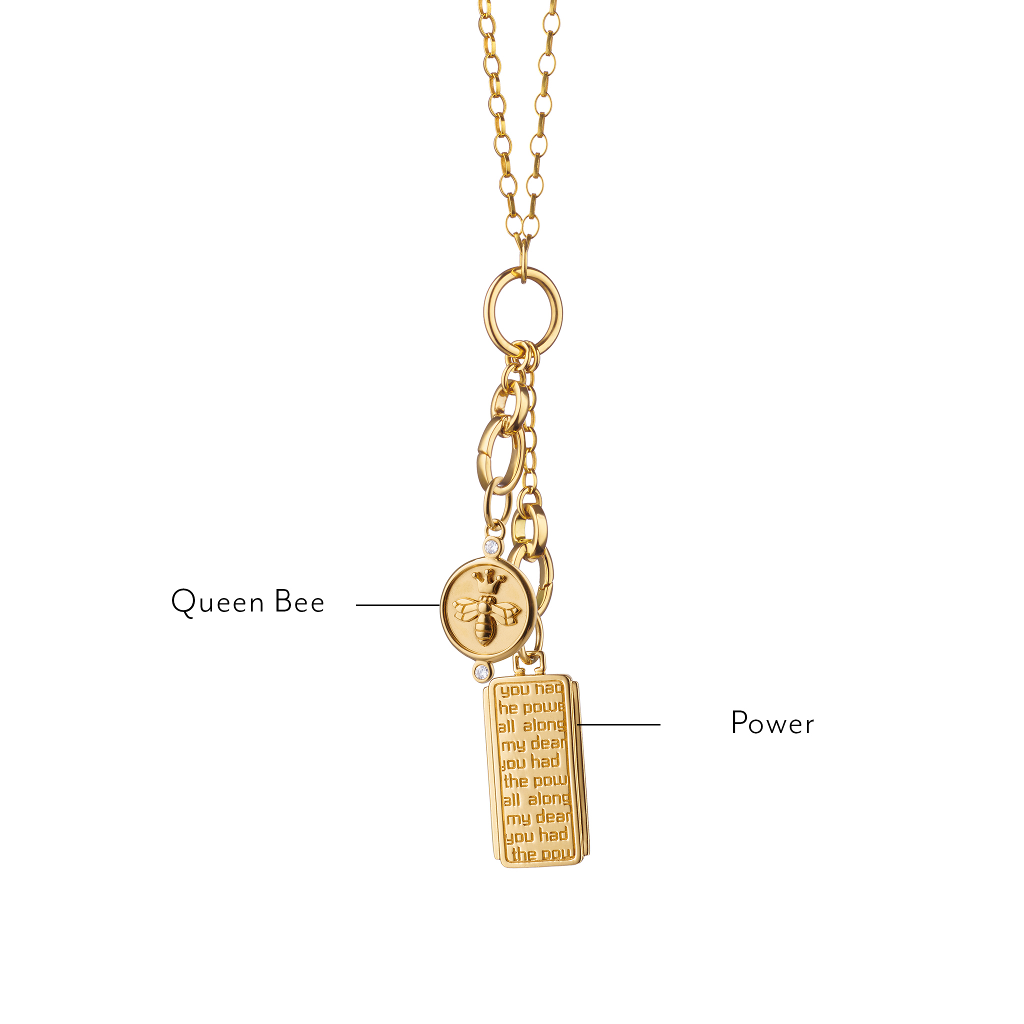 Dorothy and Queen Bee Necklace