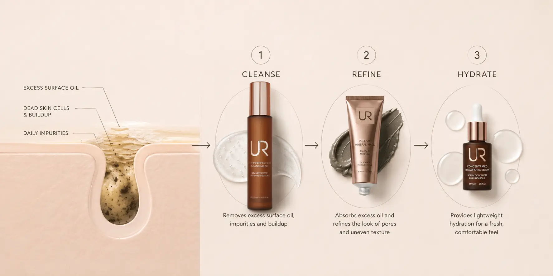 Why UR Clear & Balanced Skin Ritual works