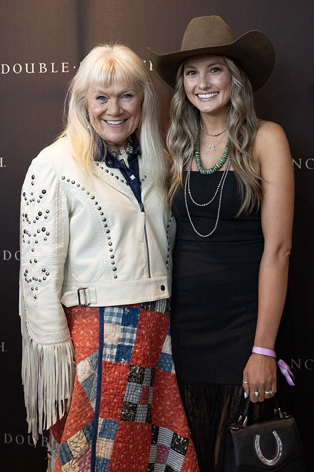 Angela Lieurance and gala guest posed together for a photo