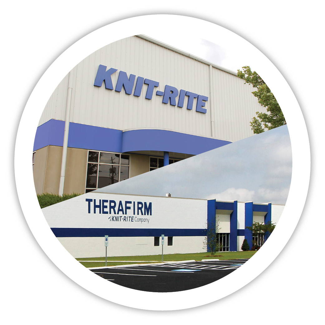 Exterior shots of Knit-Rite and Therafirm plants