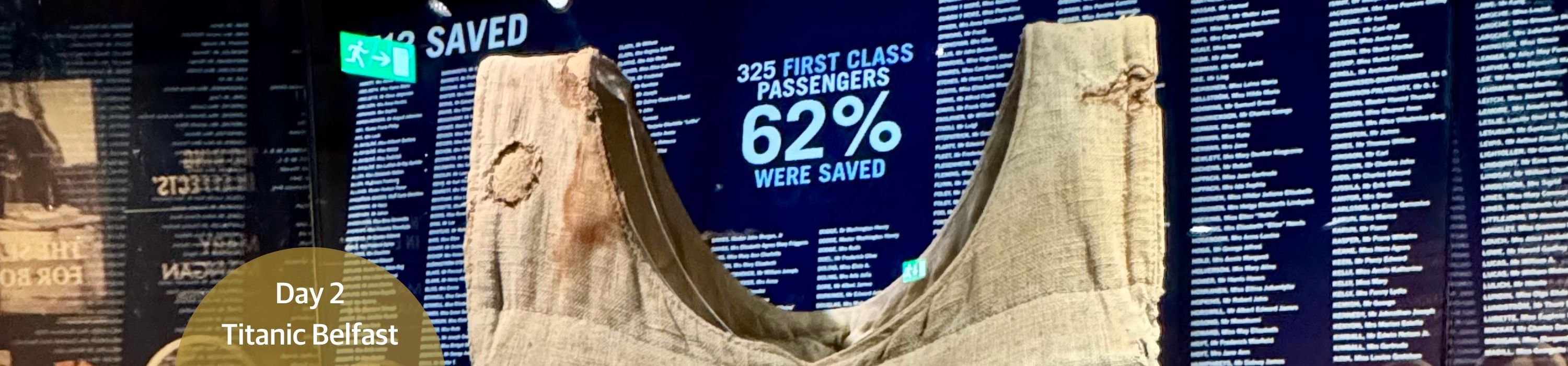 Exhibit at Titanic Belfast
