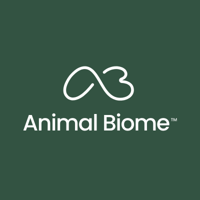 Animal Biome logo on a green background.