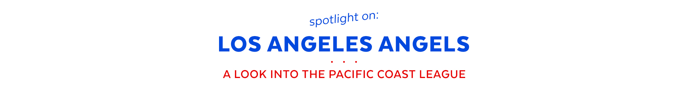 The PCL: Los Angeles Angels – Ebbets Field Flannels