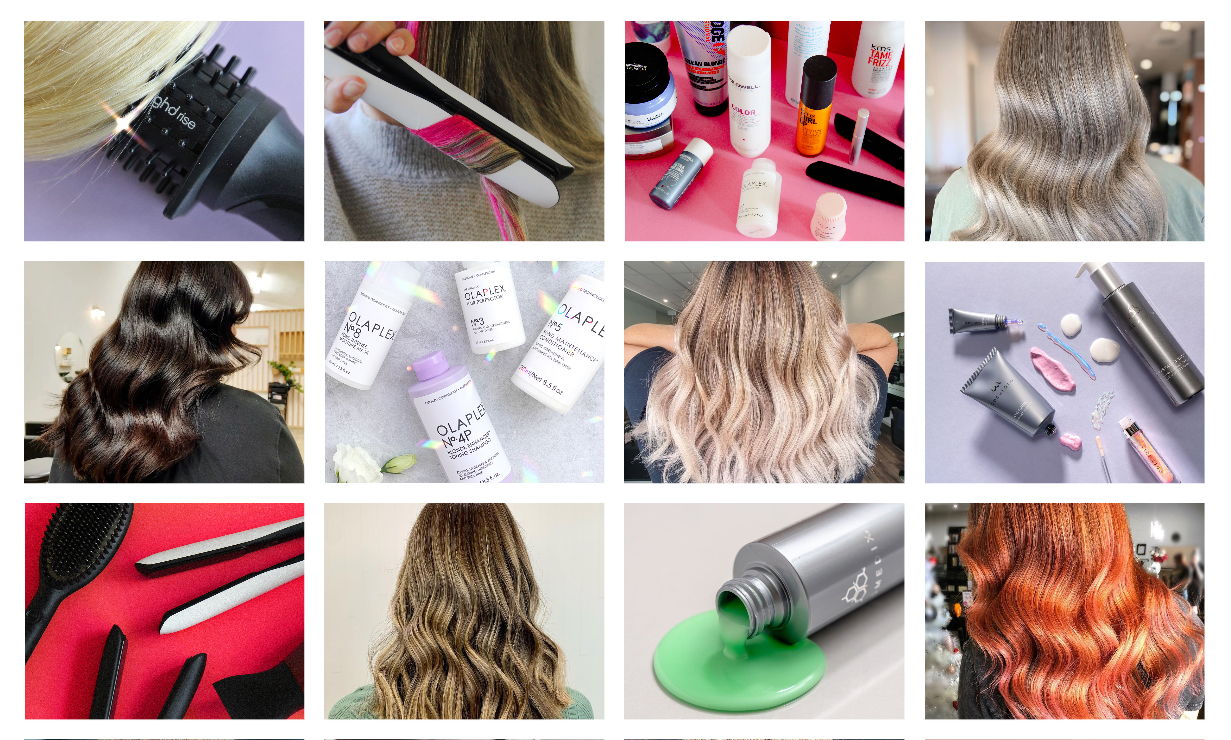 Vivo Hair Salon Collage