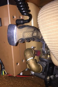 1978 Chevy K10 P3 544K train horn under-hood install