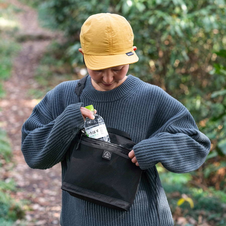 RIDGE MOUNTAIN GEAR（リッジマウンテンギア）/ショルダーパック/ブラック/UNISEX