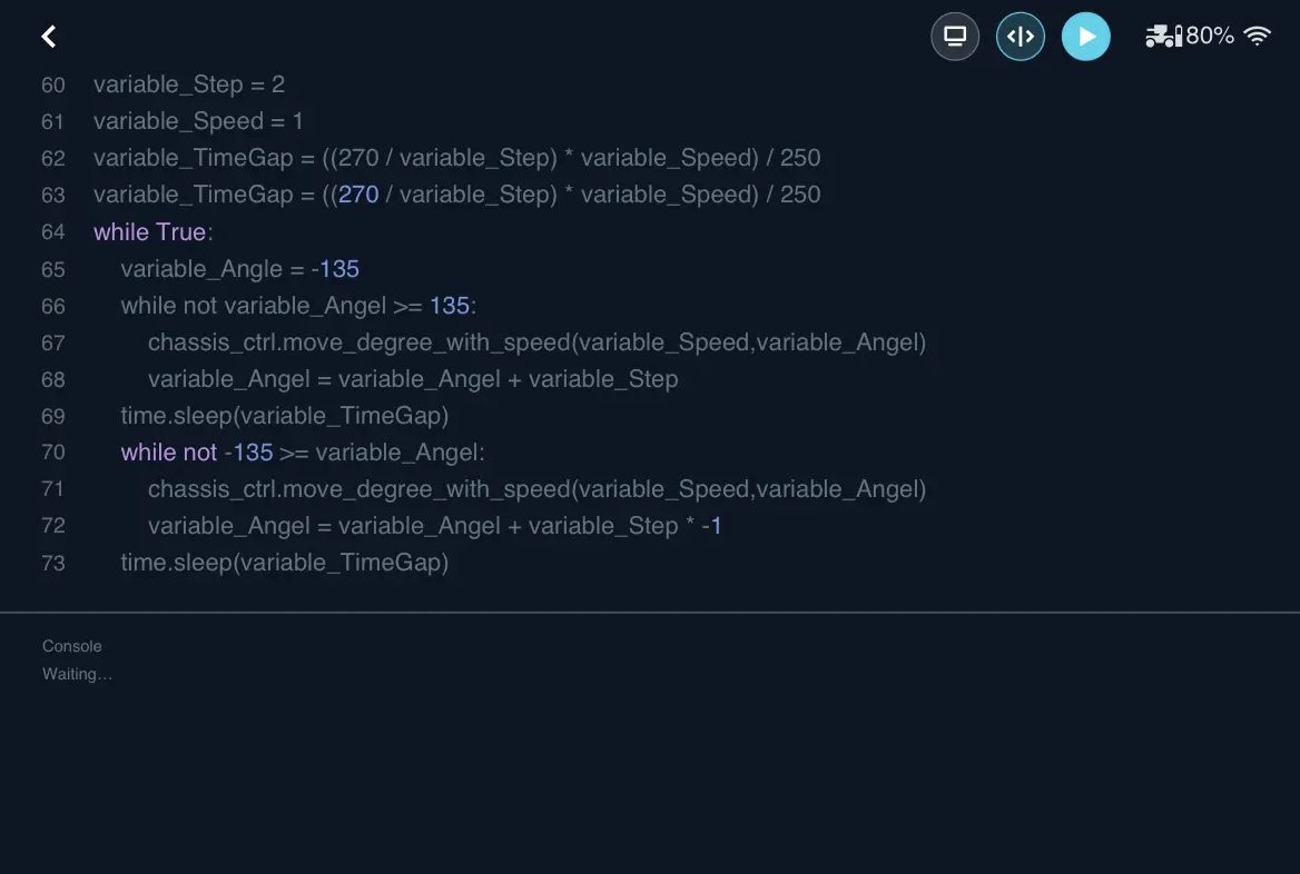 DJI RoboMaster S1 python