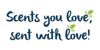 Scents you love, sent with love! logo