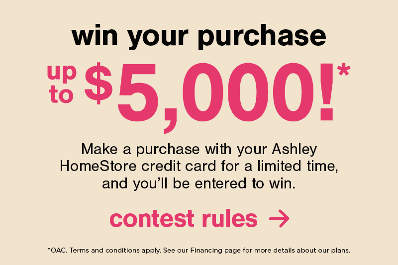 Style Your Home Now Pay Over Time Ashley Homestore Canada