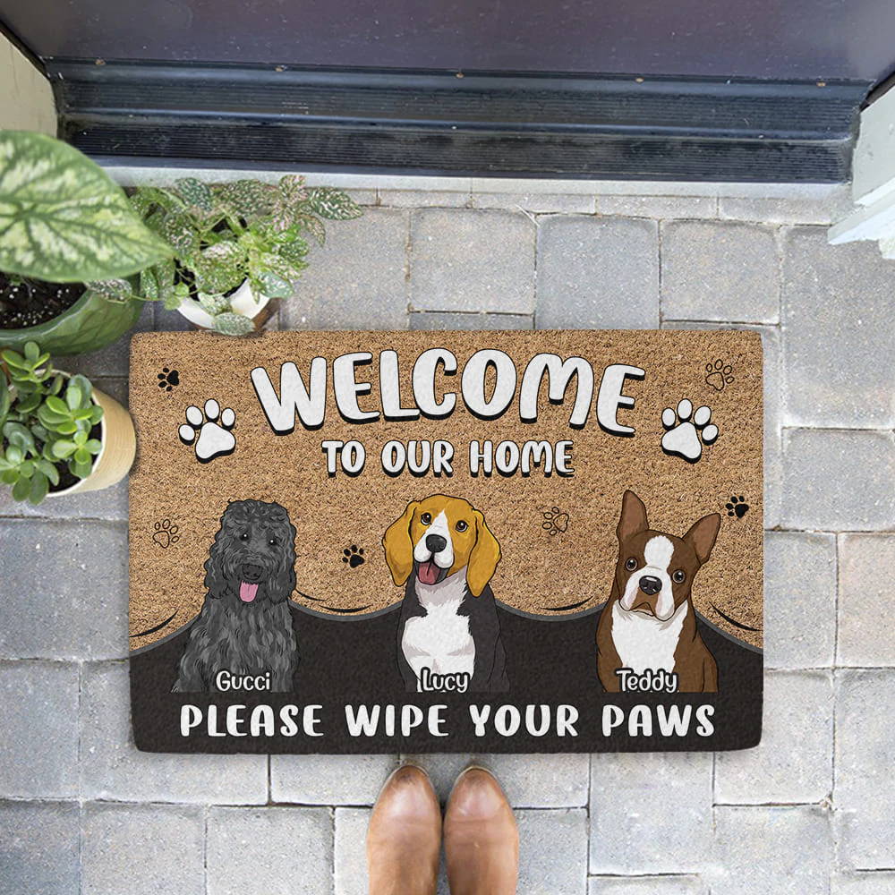 DOG HOUSE - PERSONALIZED CUSTOM DOORMAT