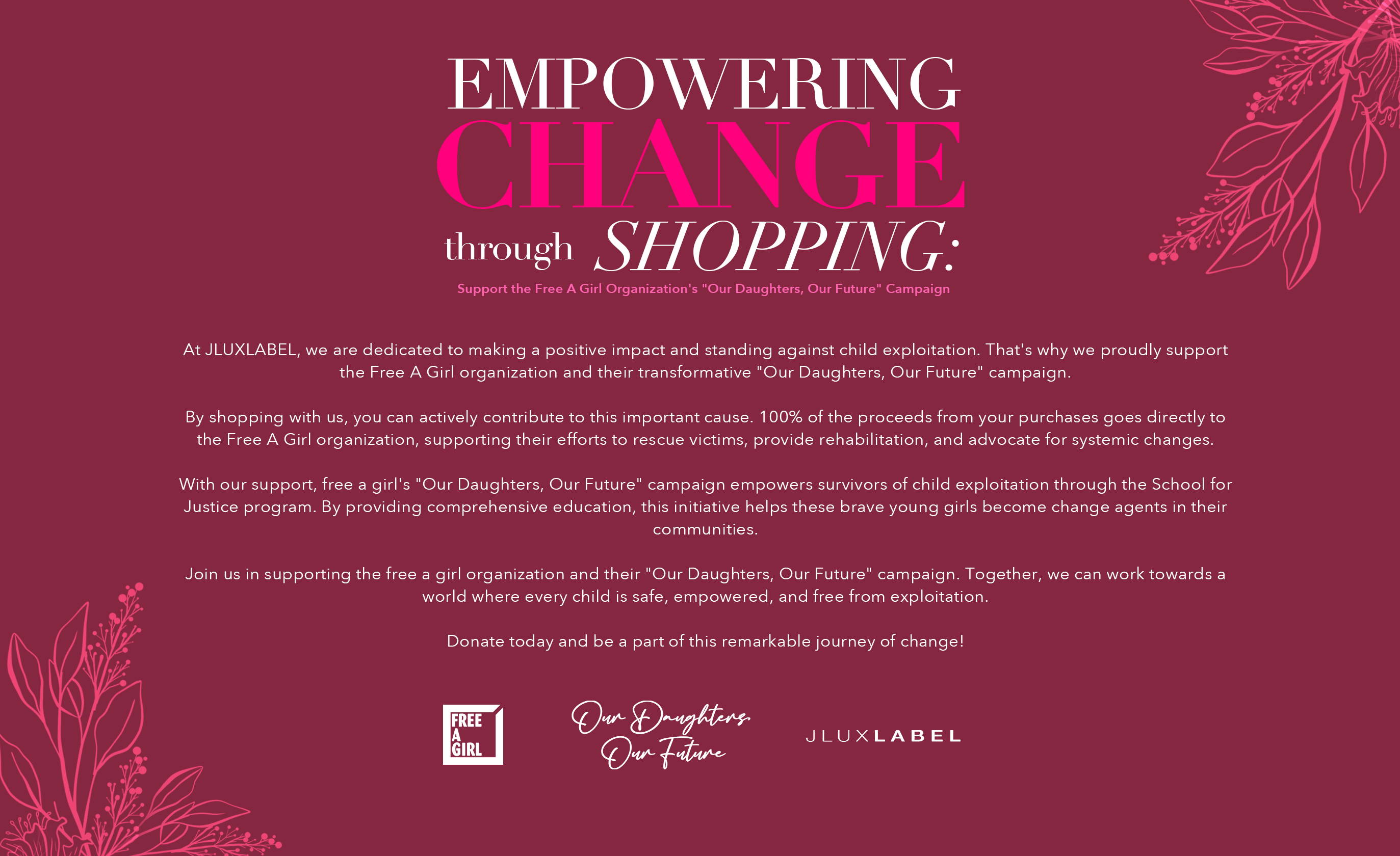 Empowering Change Through Shopping: Support the Free A Girl Organization's 