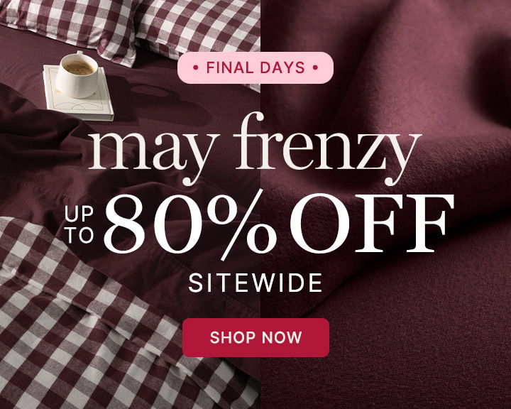 May Frenzy Final Days, Up To 80% Off