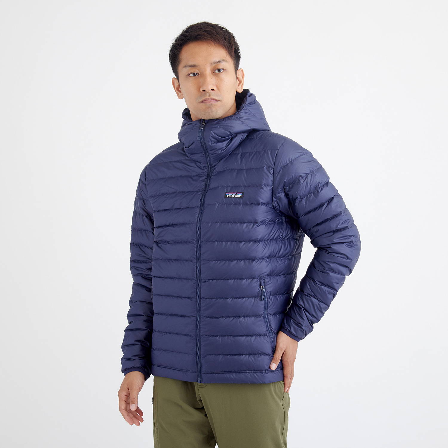patagonia（パタゴニア）/ダウンセーターフーディ/ネイビー/MENS