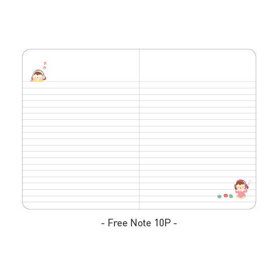 Free(lined) note - Ardium 2020 Hello coco dated weekly diary planner