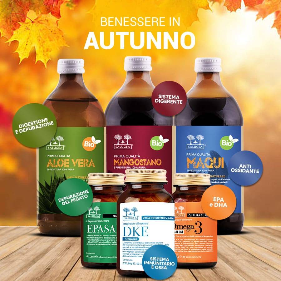 integratori per l'autunno