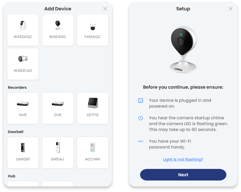 Fusion recorder ecosystem on Lorex Home App