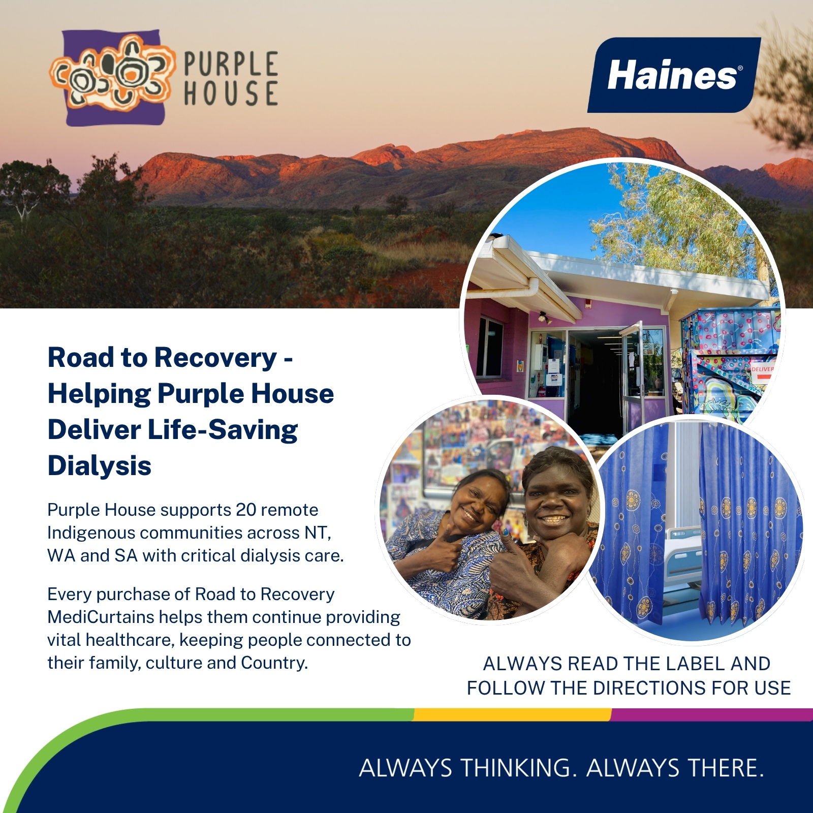 Supporting Purple House
