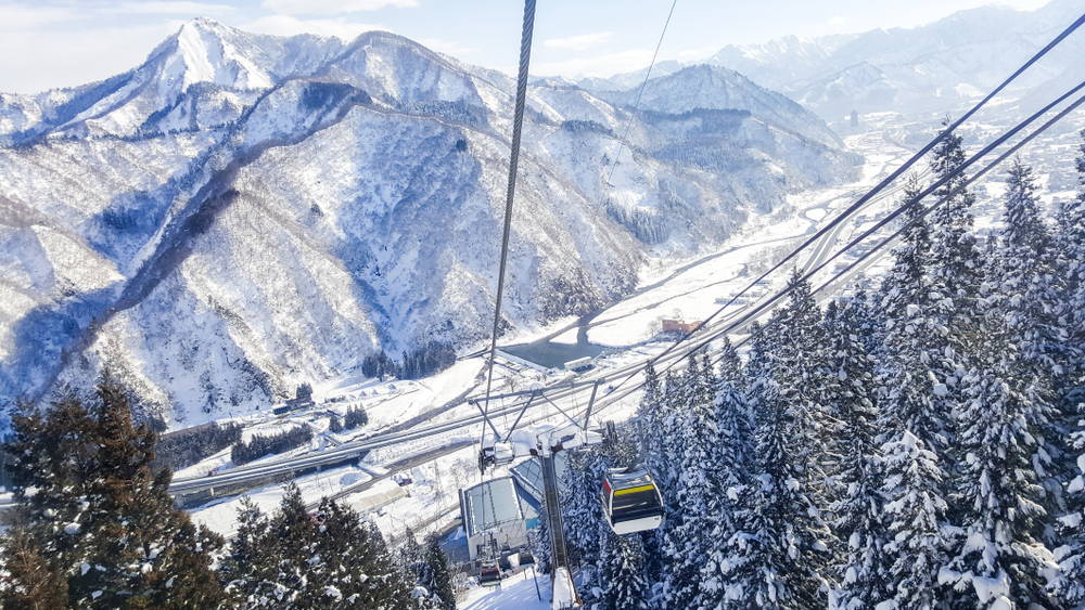 Gala Yuzawa ski resort in Niigata, Japan