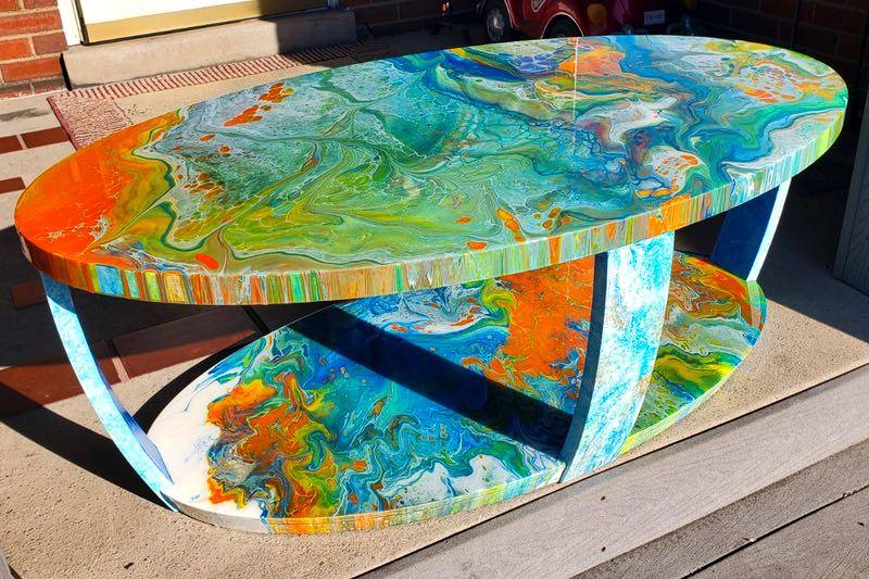 Liquid Glass® Epoxy - Super Deep Pour Epoxy Resin River Table