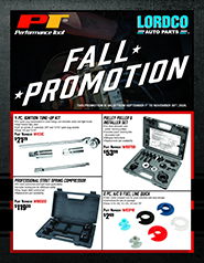 Special offer on Performance Tool items for auto repair, including jack stands and more 