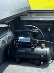 Truck bed HornBlasters compressor air tank tonneau cover corner mount Jonathan's 2020 Nissan Titan Outlaw 228H onboard air system gallery photo 5