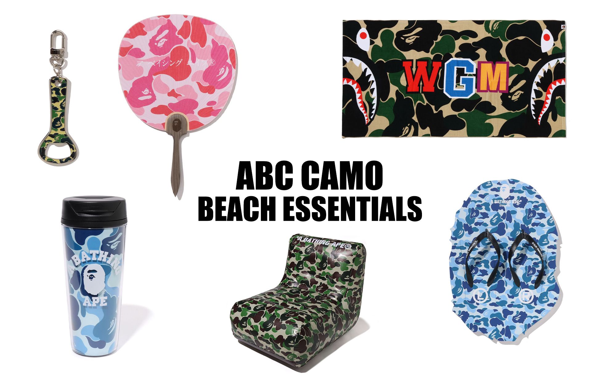 ABC CAMO BEACH ESSENTIALS | bape.com