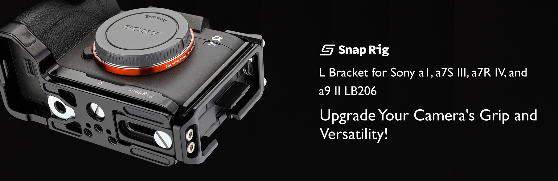 Proaim SnapRig L Bracket for Sony a1, a7S III, a7R IV, and a9 II LB206