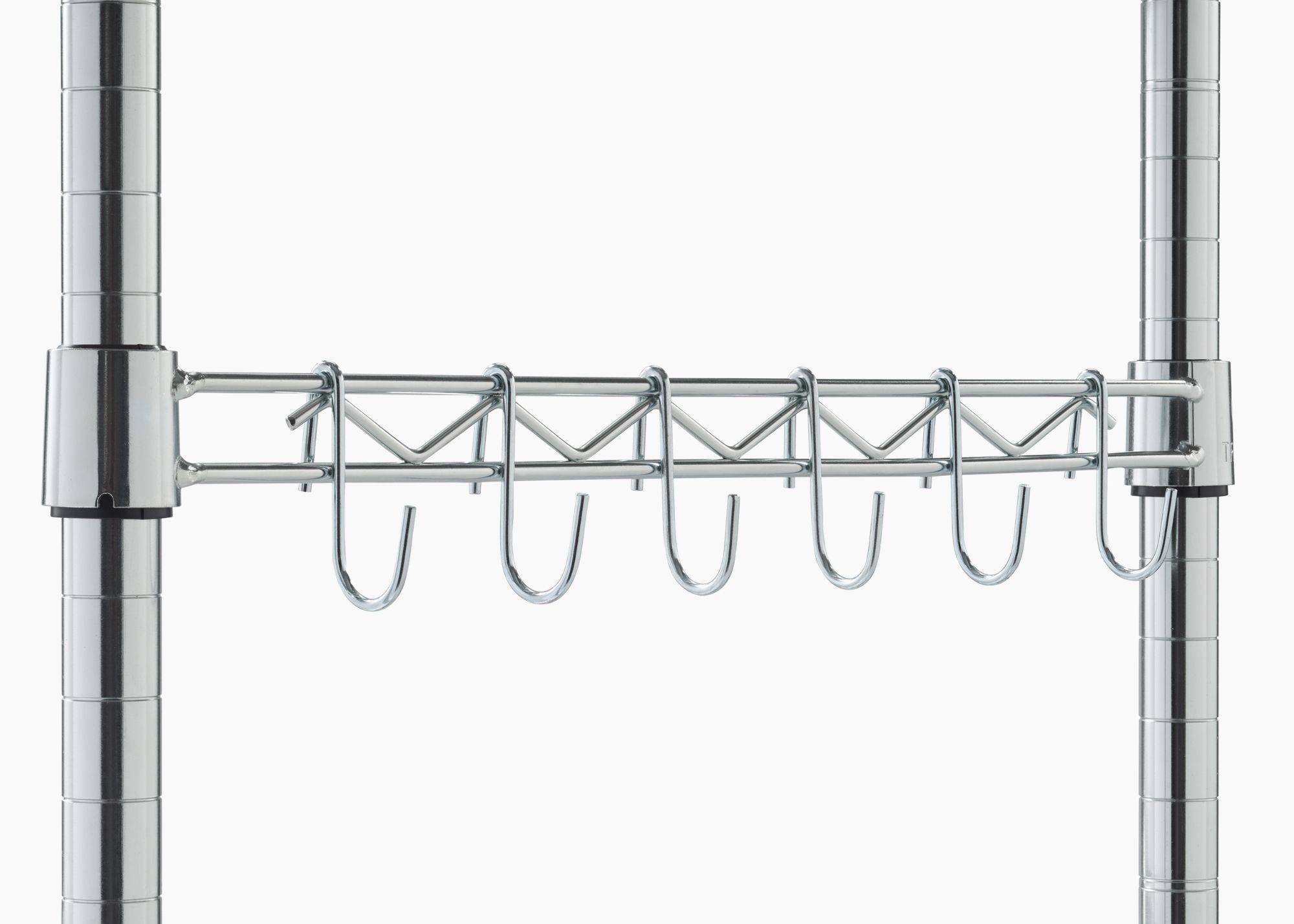 sidebar with hooks for 18 inch deep wire shelving racks