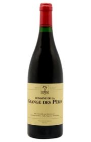 Bottle of red wine from Domaine de la Grange des Pères.